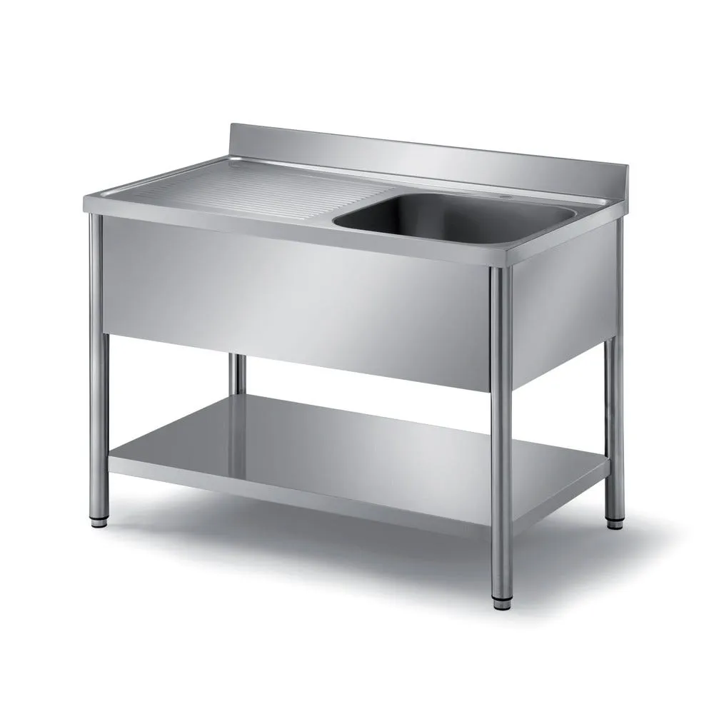 Plonge demontable inox 304, 1 bac 400x500x250mm